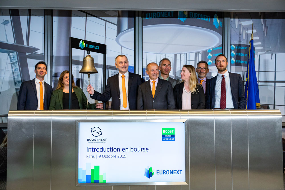BOOSTHEAT entre en bourse sur Euronext à Paris