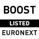 logo boost listed euronext