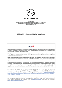 Document d'enregistrement universel approuvé par l'AMF