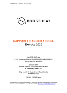 Rapport financier annuel