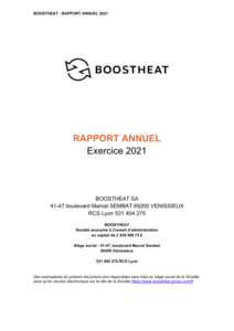 Rapport annuel 2021 (French version only)